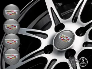 Cadillac Style Décalques Roue Mise à Jour des Badges Silicone
